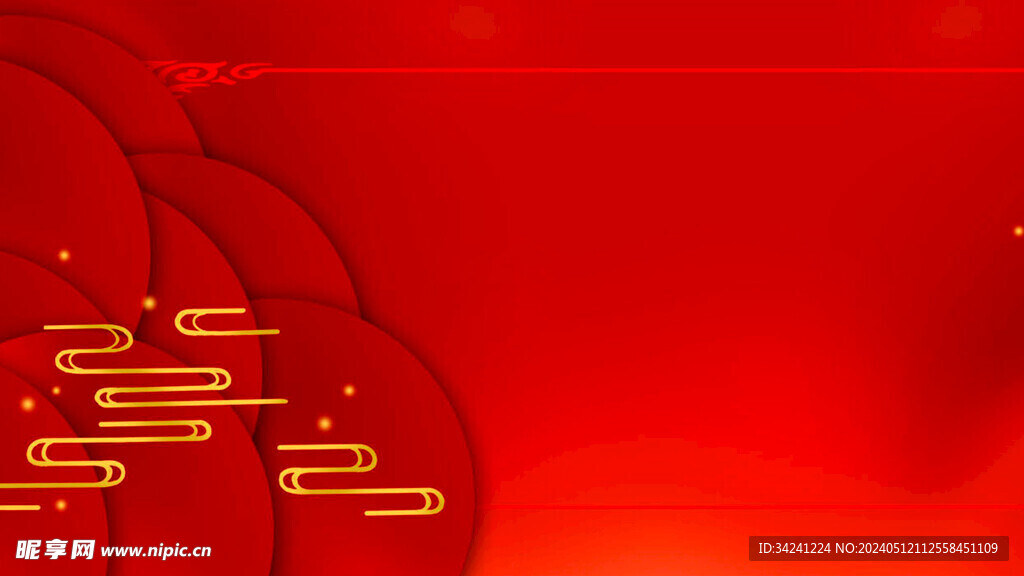 红色背景