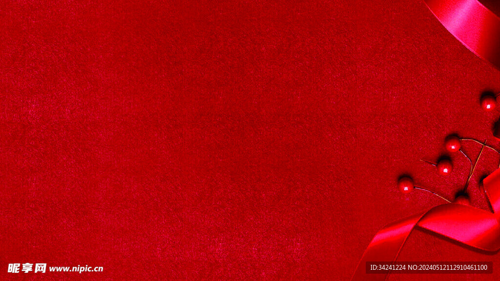 红色背景