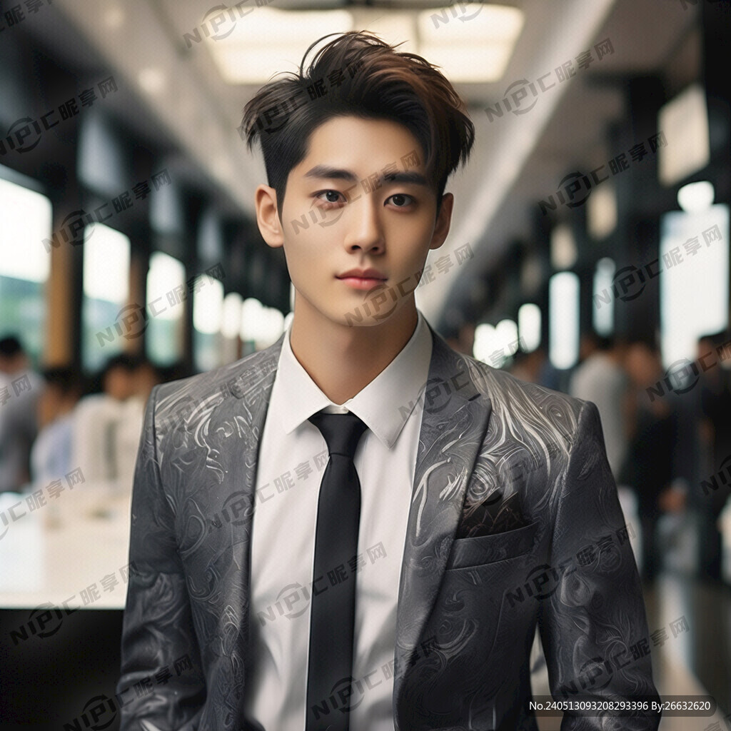 帅哥 白色西装 帅气