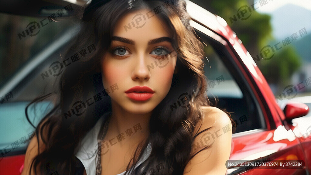 开跑车的小辣妹