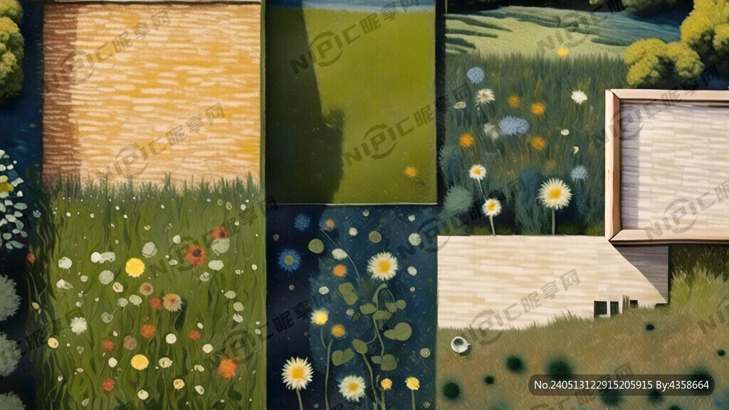 草地 顶视图 无缝拼接