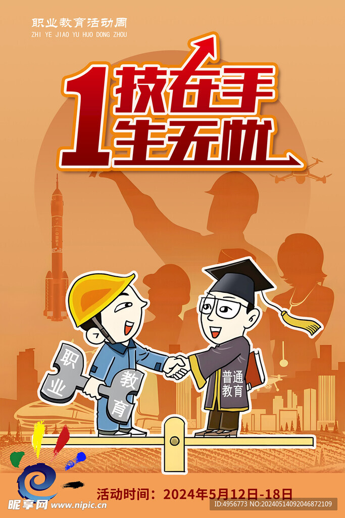 全国职业教育活动周海报