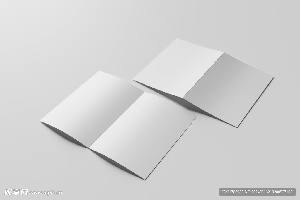 对折页样机 