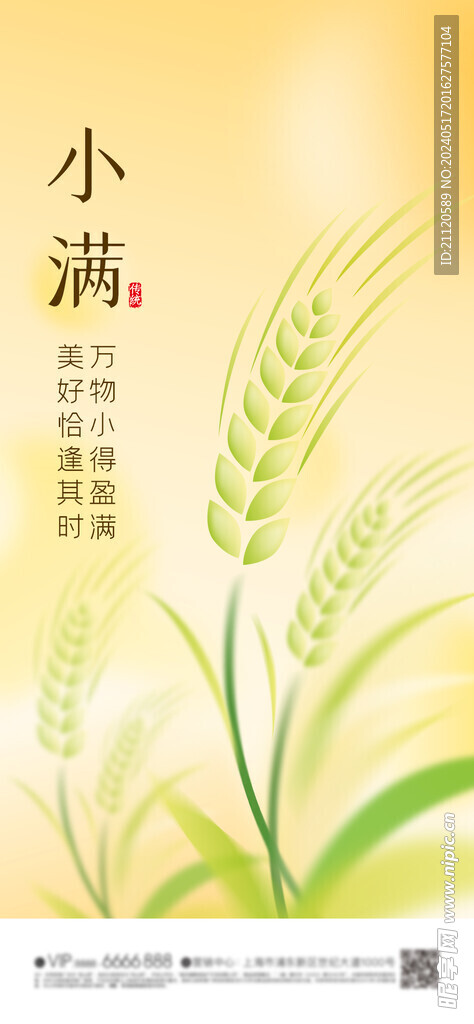 小满 芒种 节气海报