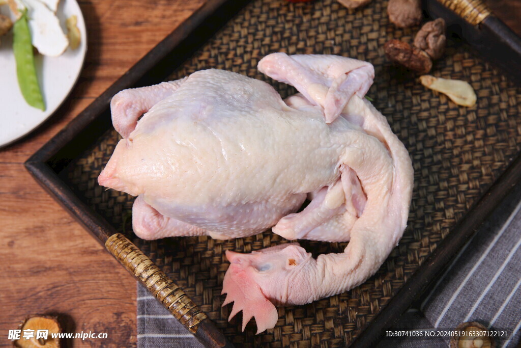 冷鲜老母鸡俯拍