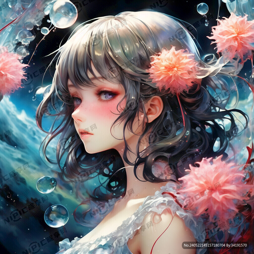 彼岸花 晶莹剔透 梦幻 二次元