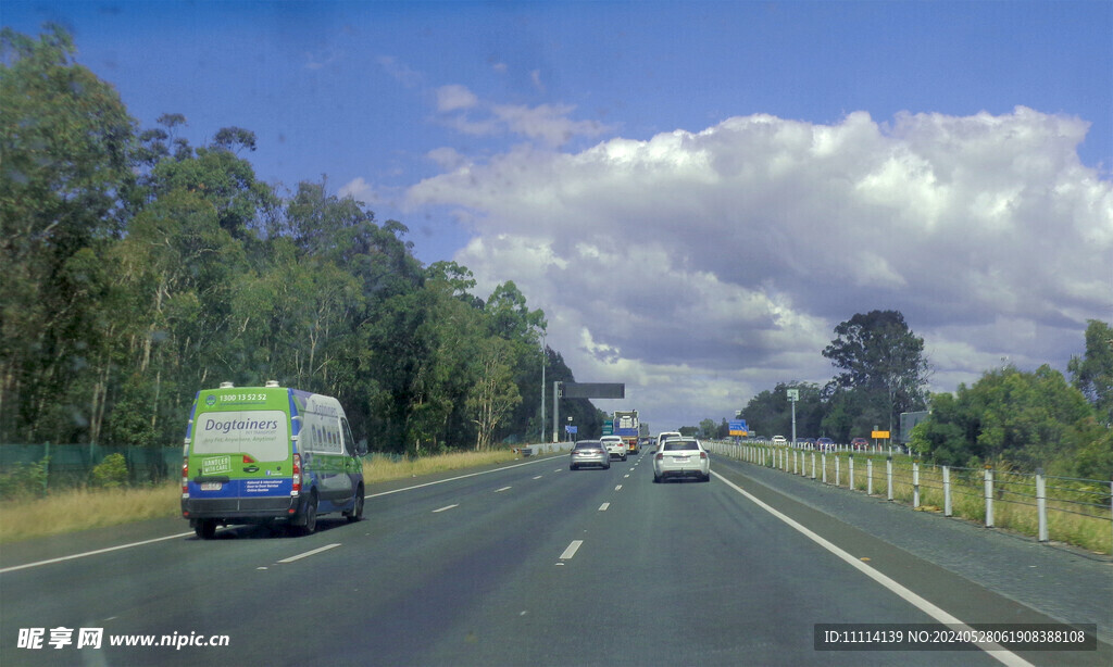 澳大利亚布里斯班高速路风景