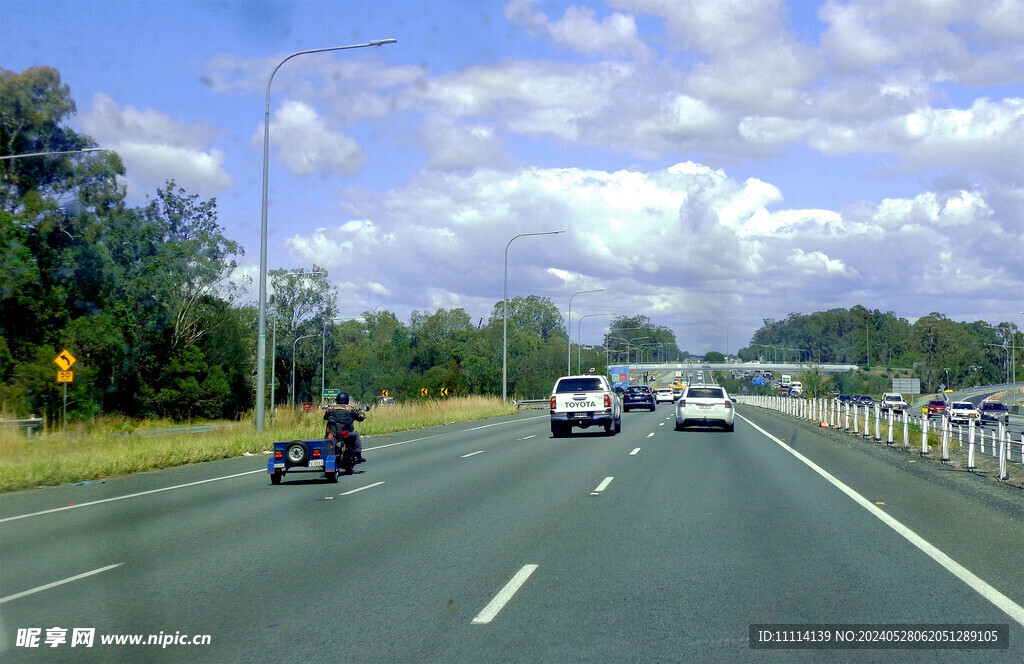 澳大利亚布里斯班高速路风景