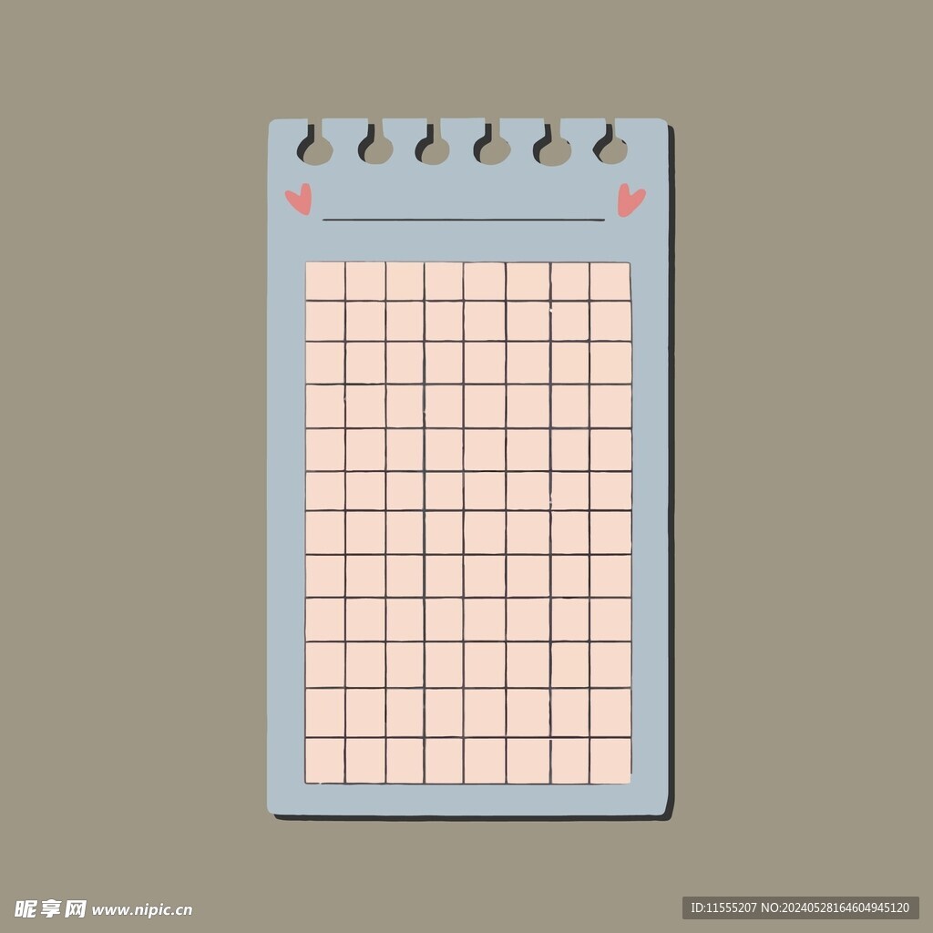 卡通便签纸矢量简笔画