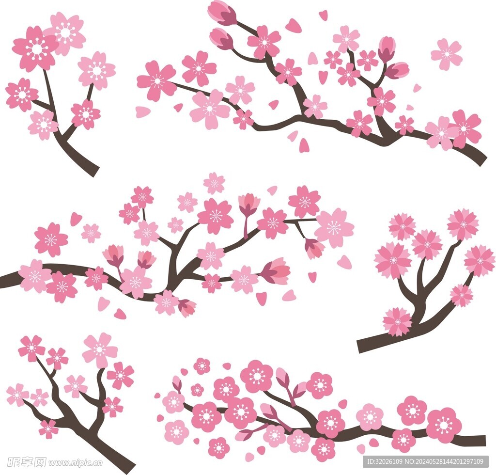 矢量樱花