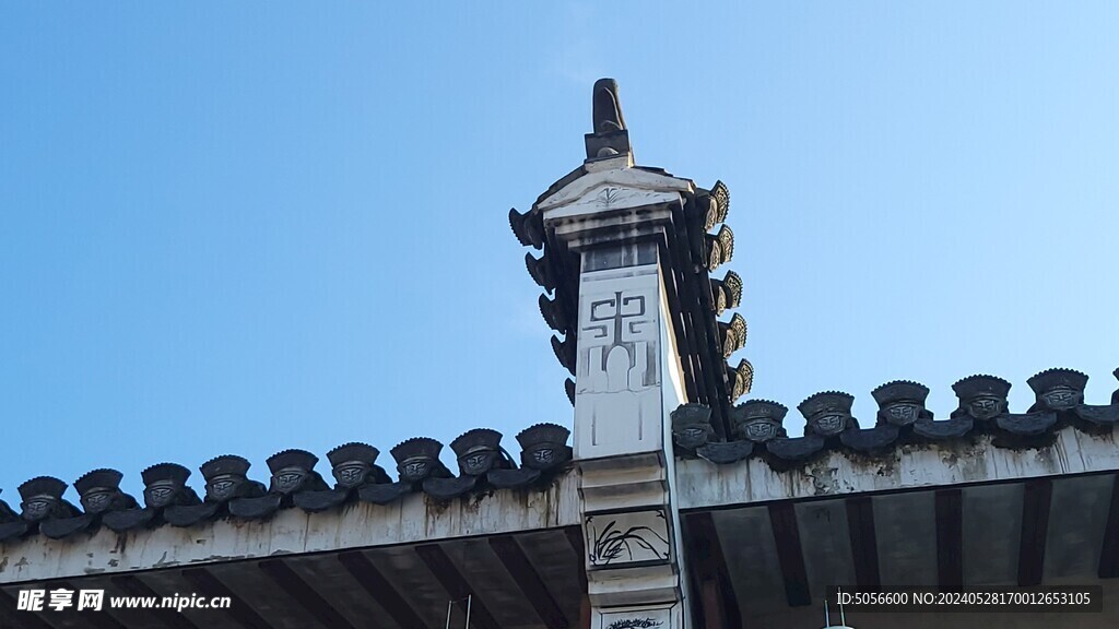 安徽铜陵大通古镇旅游徽派建筑