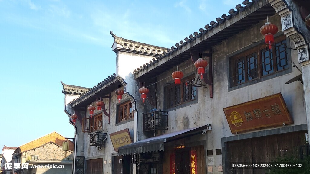 安徽铜陵大通古镇旅游徽派建筑