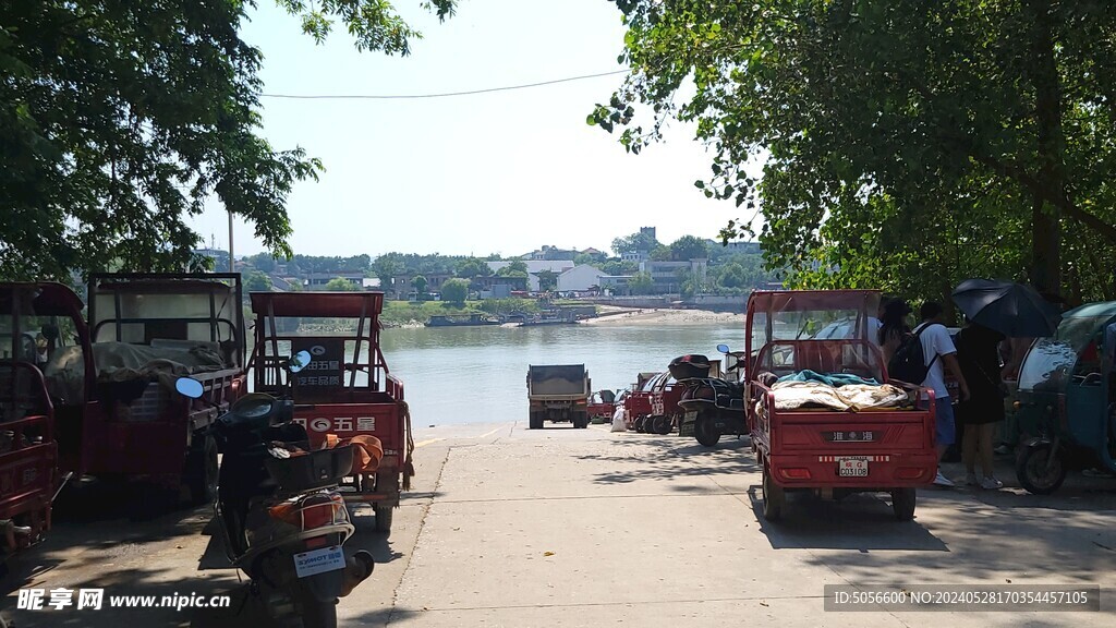 安徽铜陵大通古镇旅游渡口