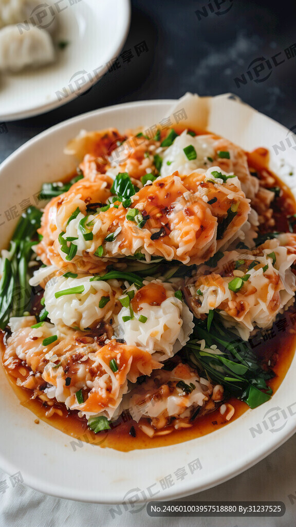 蒜蓉波龙拼虾饺