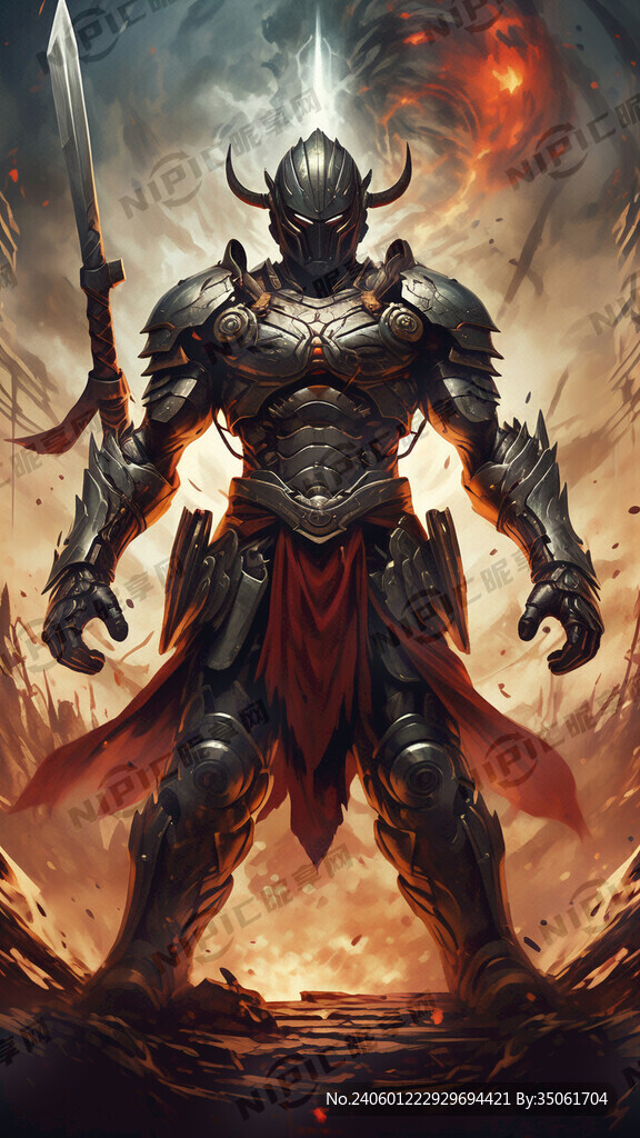 战神 正面照 张开双臂