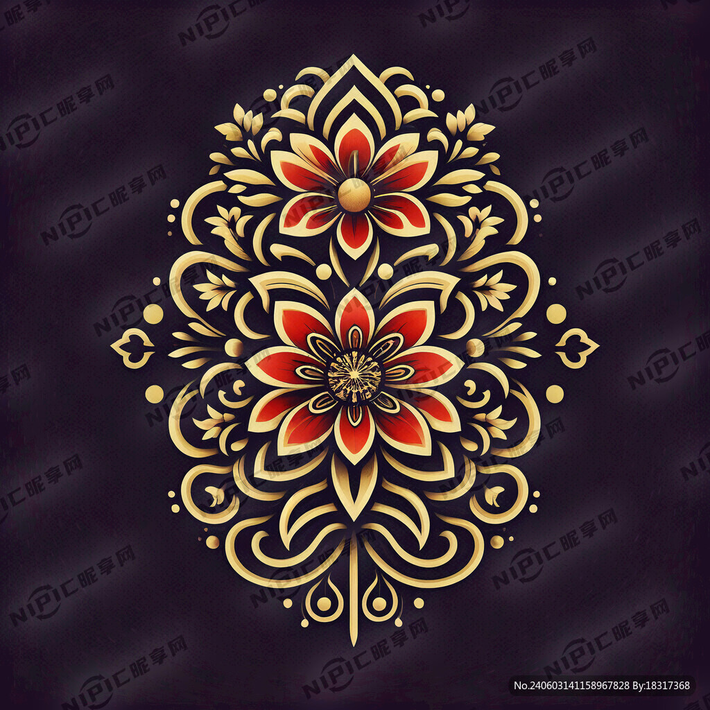 2 9 花朵造型标志