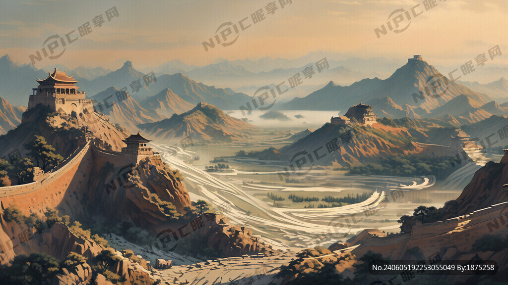 万里长城 蜿蜒的黄河 北京故宫