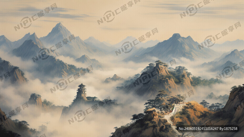 万里长城 蜿蜒的黄河 泰山