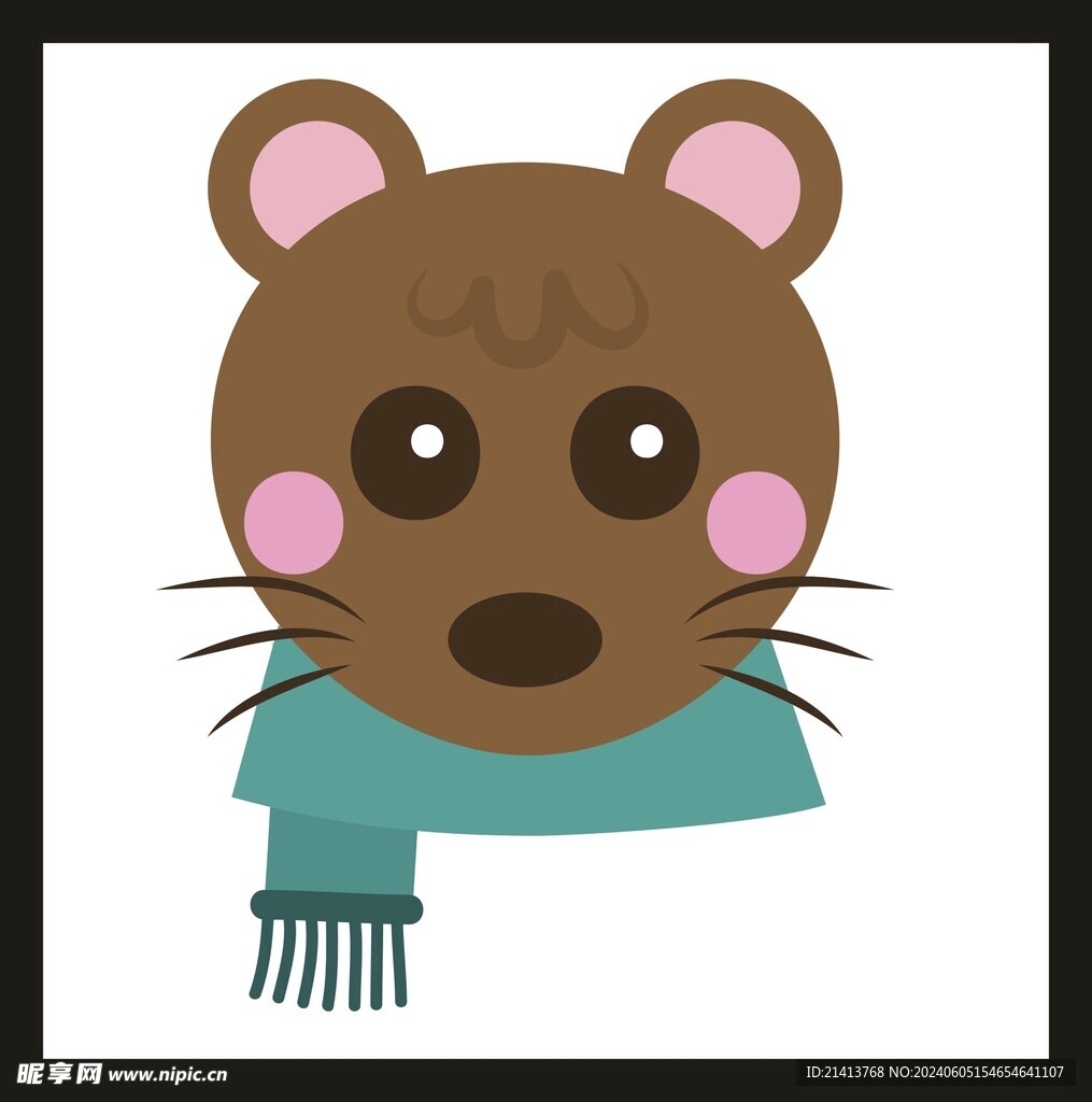 手绘卡通老鼠
