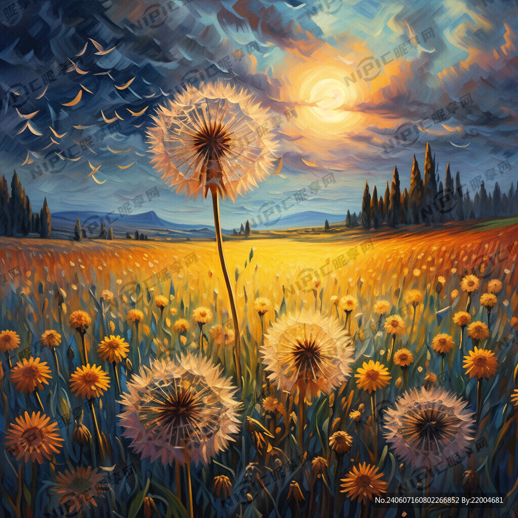 蒲公英 田地 植物 花 艺术