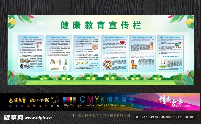 健康教育宣传栏
