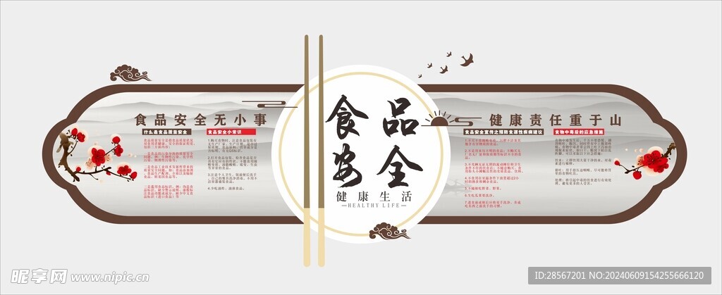 食品安全宣传栏