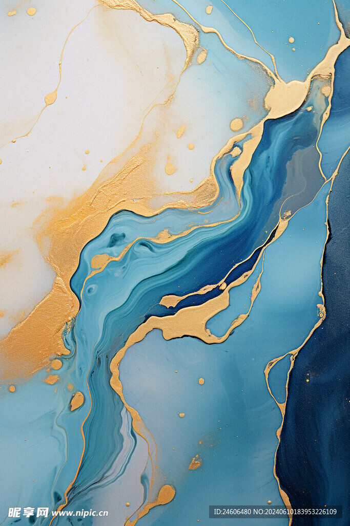 金粉 青色 艺术纹理 抽象底纹