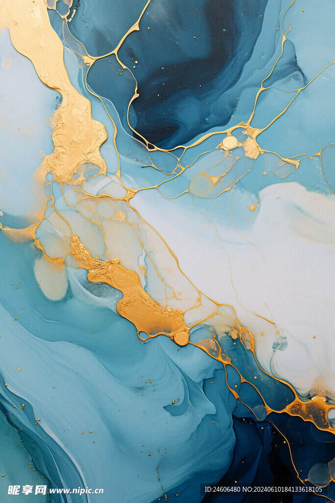 金粉 青色 艺术纹理 抽象底纹