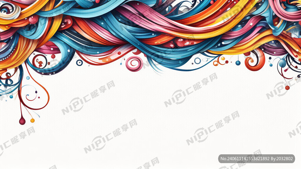 彩色 线条 装饰 背景