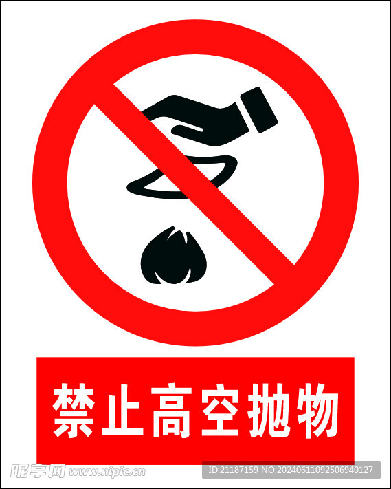 禁止高空抛物