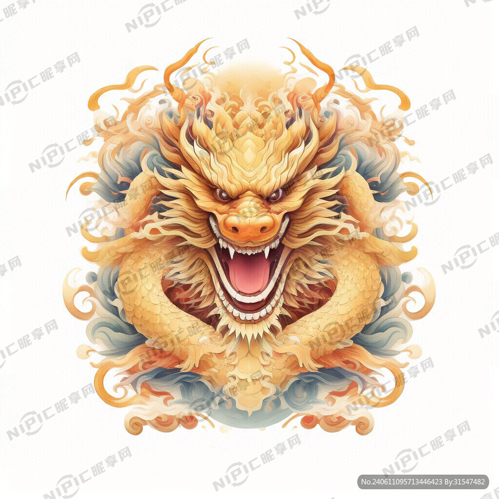 金色龙   霸气 中国龙   