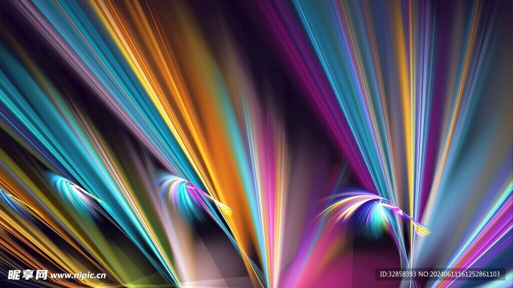 彩色立体抽象造型