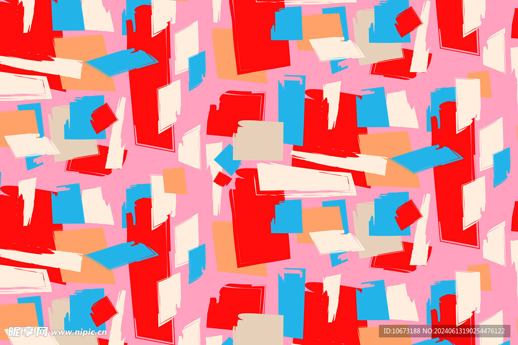 切割拼贴图案背景