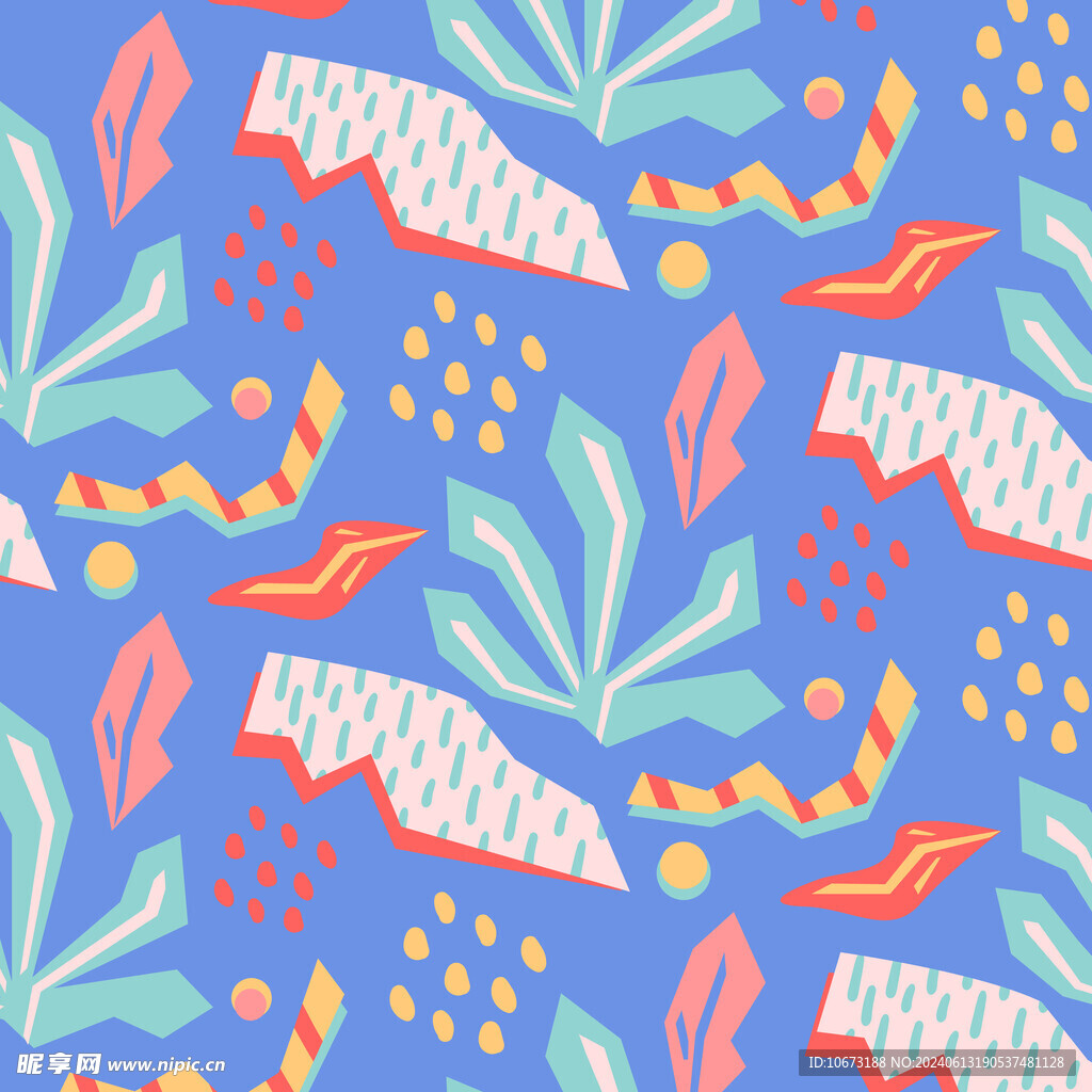 切割拼贴图案背景