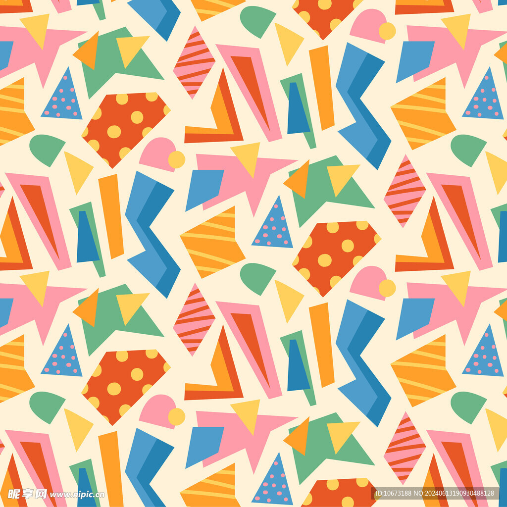  切割拼贴图案背景