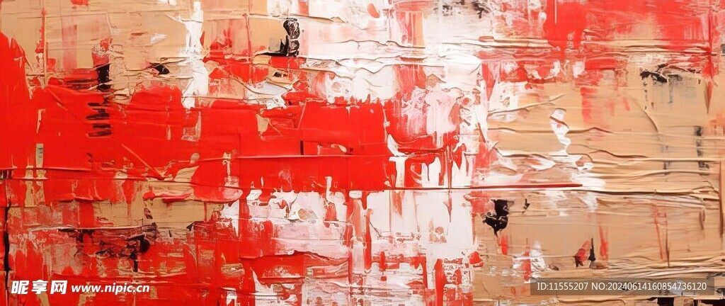 创意手绘泼墨多彩狂草水彩背景图