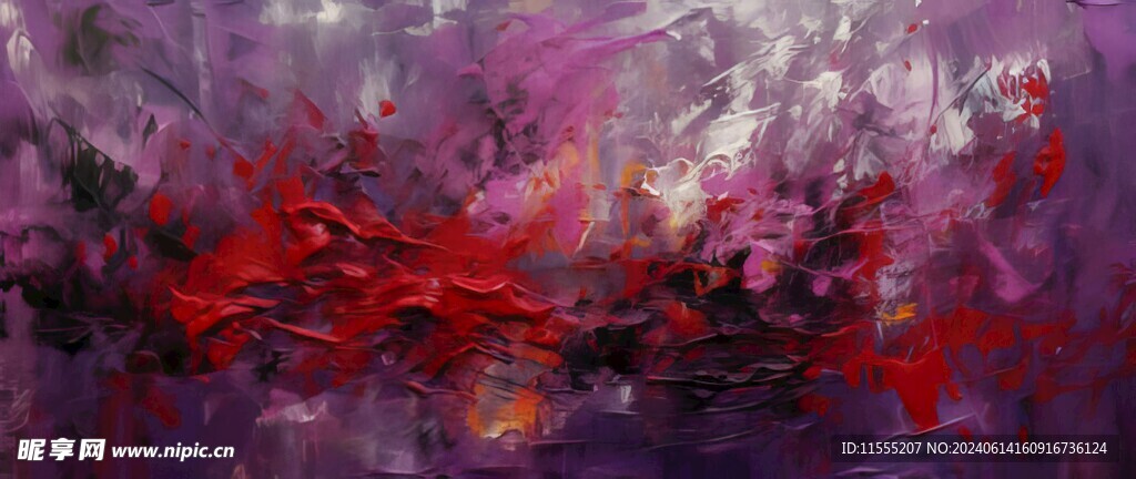 创意手绘泼墨多彩狂草水彩背景图