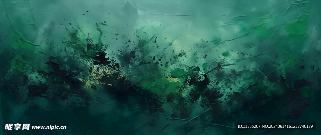 创意手绘泼墨多彩狂草水彩背景图