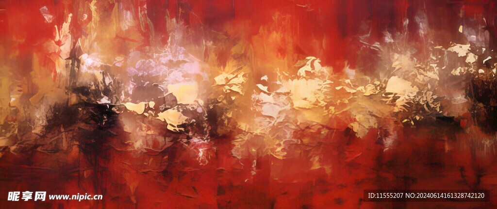 创意手绘泼墨多彩狂草水彩背景图