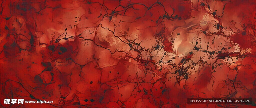 创意手绘泼墨多彩狂草水彩背景图