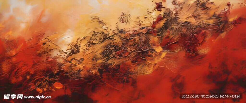 创意手绘泼墨多彩狂草水彩背景图