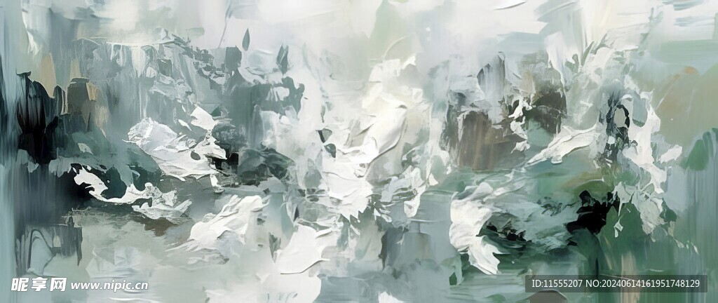 创意手绘泼墨多彩狂草水彩背景图