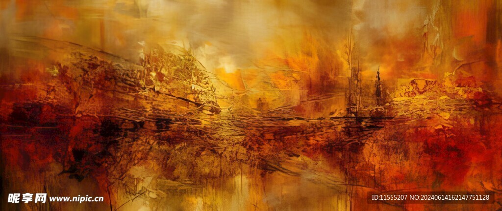 创意手绘泼墨多彩狂草水彩背景图