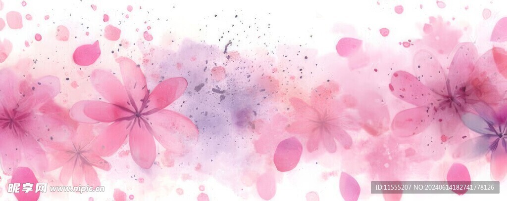 创意多彩抽象油彩绘画背景