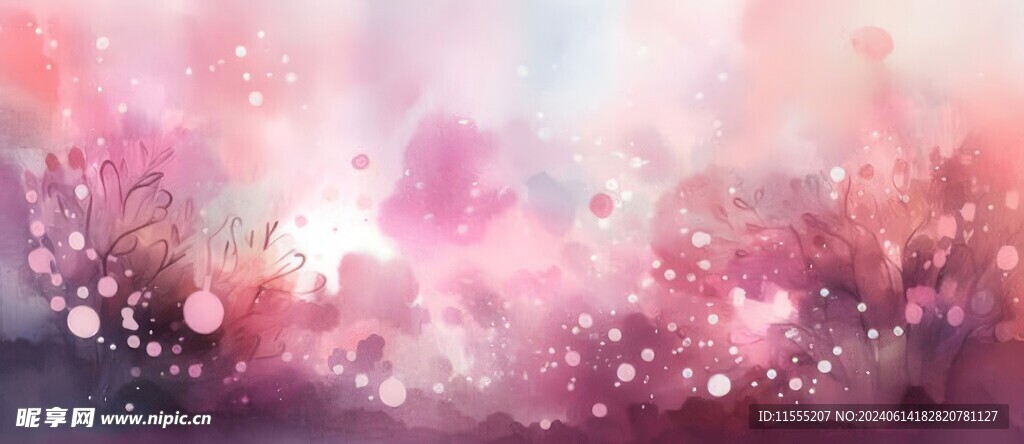 创意多彩抽象油彩绘画背景