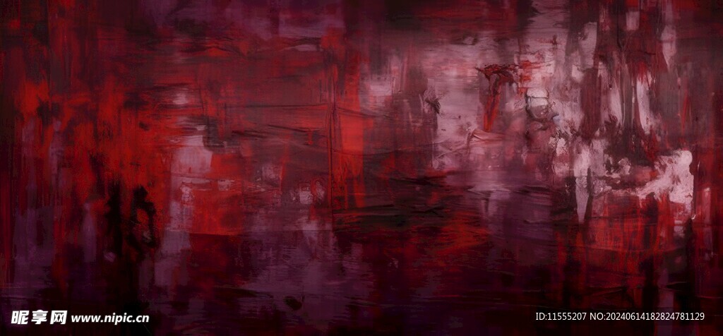 创意多彩抽象油彩绘画背景