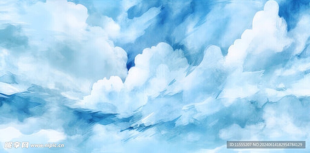 创意多彩抽象油彩绘画背景