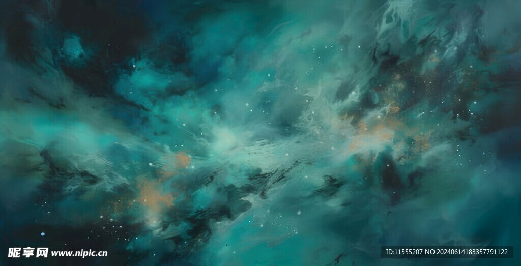 创意多彩抽象油彩绘画背景