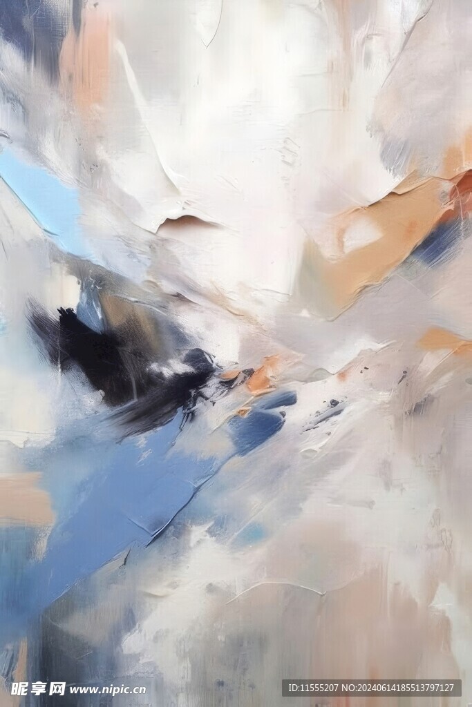 创意多彩抽象油彩绘画背景