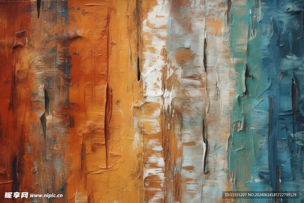 创意多彩抽象油彩绘画背景